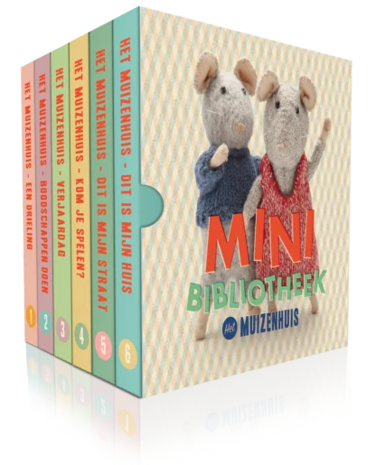 Het Muizenhuis | Boek | Mini Bibliotheek | Houten Aap