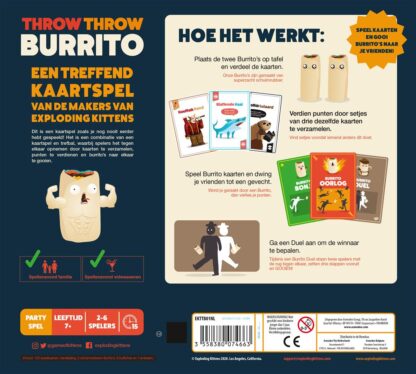 Asmodee | Throw Throw Burrito NL | Houten Aap