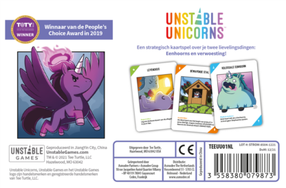 Asmodee | Unstable Unicorns NL | Houten Aap