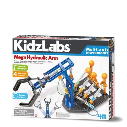KidzLabs 4M | Mega Hydraulische Arm | Houten Aap