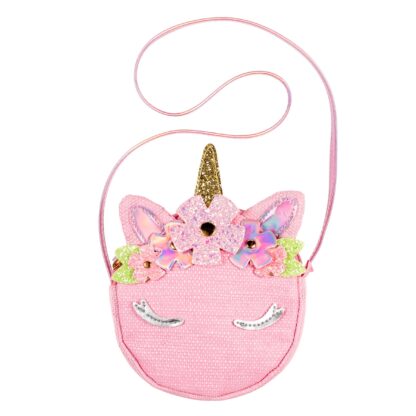 Souza | Tas Anette unicorn roze (1 stuk) | Houten Aap