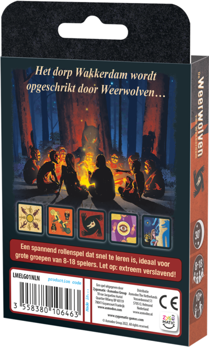 Asmodee | De Weerwolven van Wakkerdam | Houten Aap