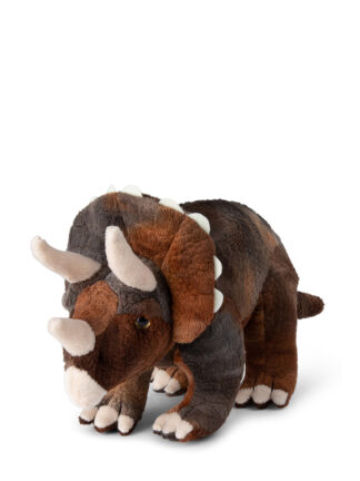 WWF | Triceratops | Bruin-beige | 23 cm | Houten Aap